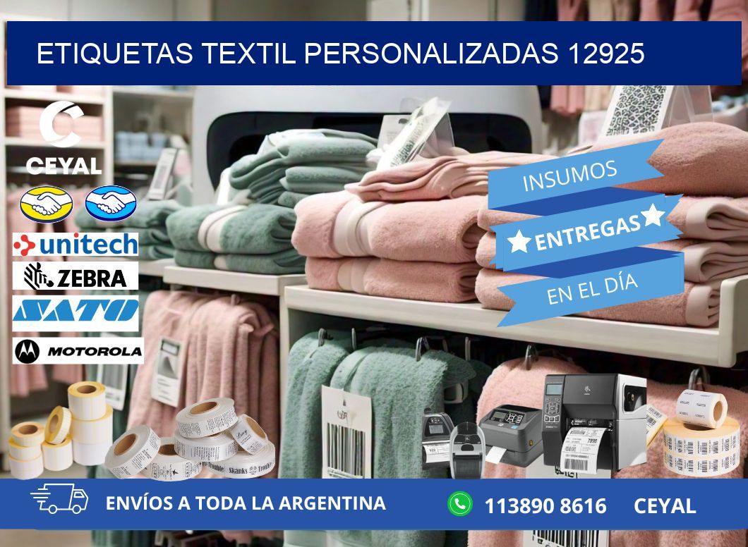 ETIQUETAS TEXTIL PERSONALIZADAS 12925