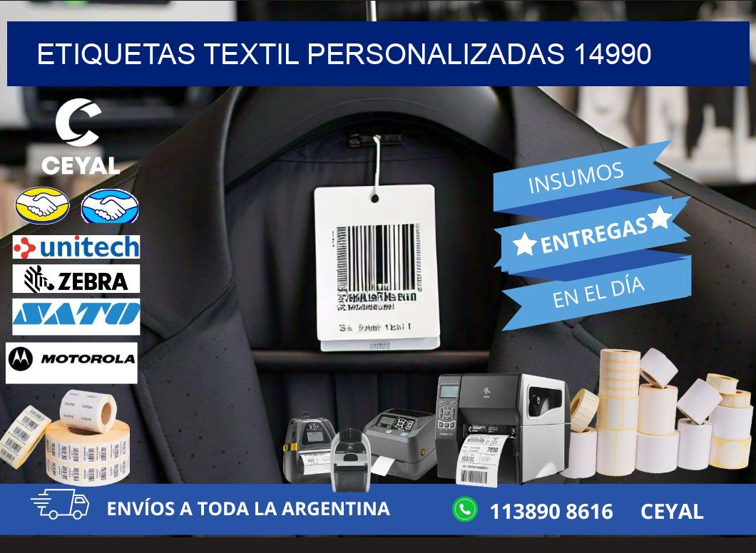 ETIQUETAS TEXTIL PERSONALIZADAS 14990