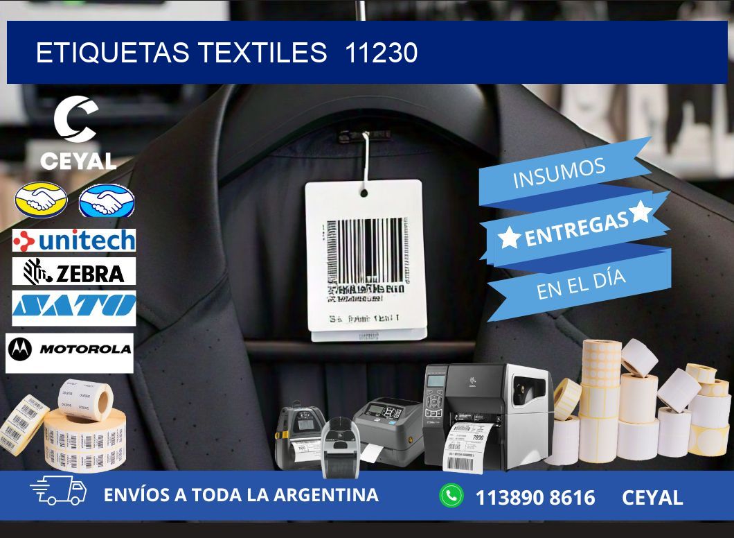 ETIQUETAS TEXTILES  11230