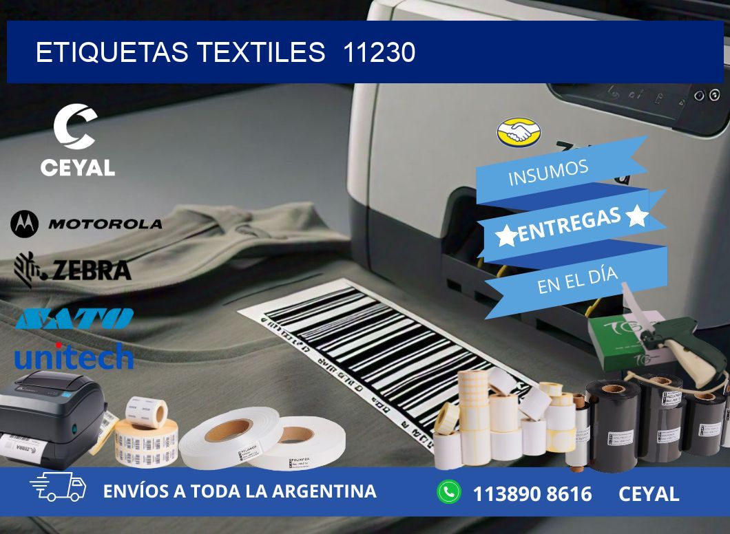 ETIQUETAS TEXTILES  11230