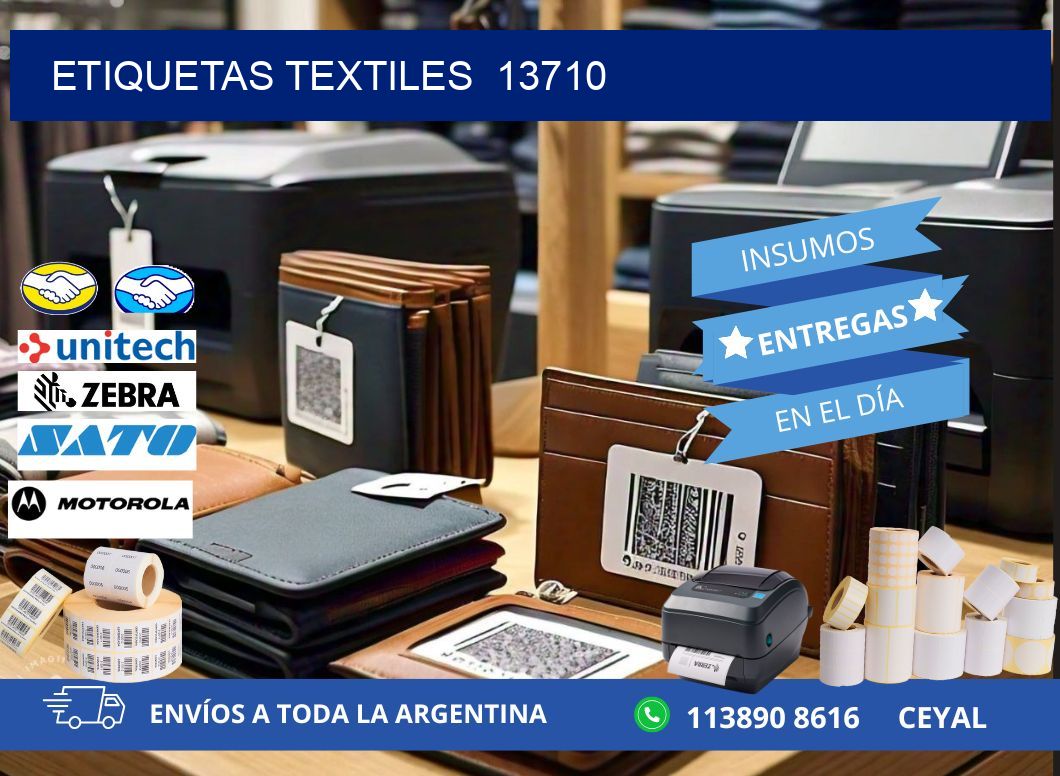 ETIQUETAS TEXTILES  13710