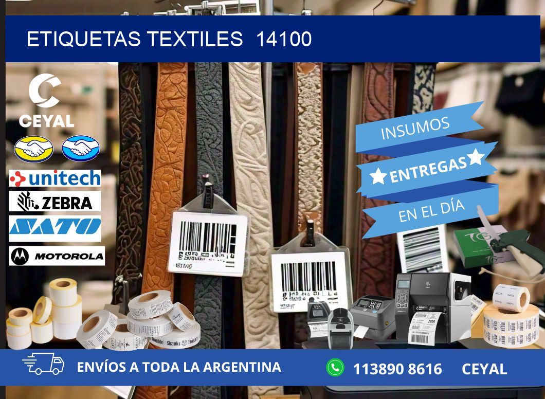 ETIQUETAS TEXTILES  14100