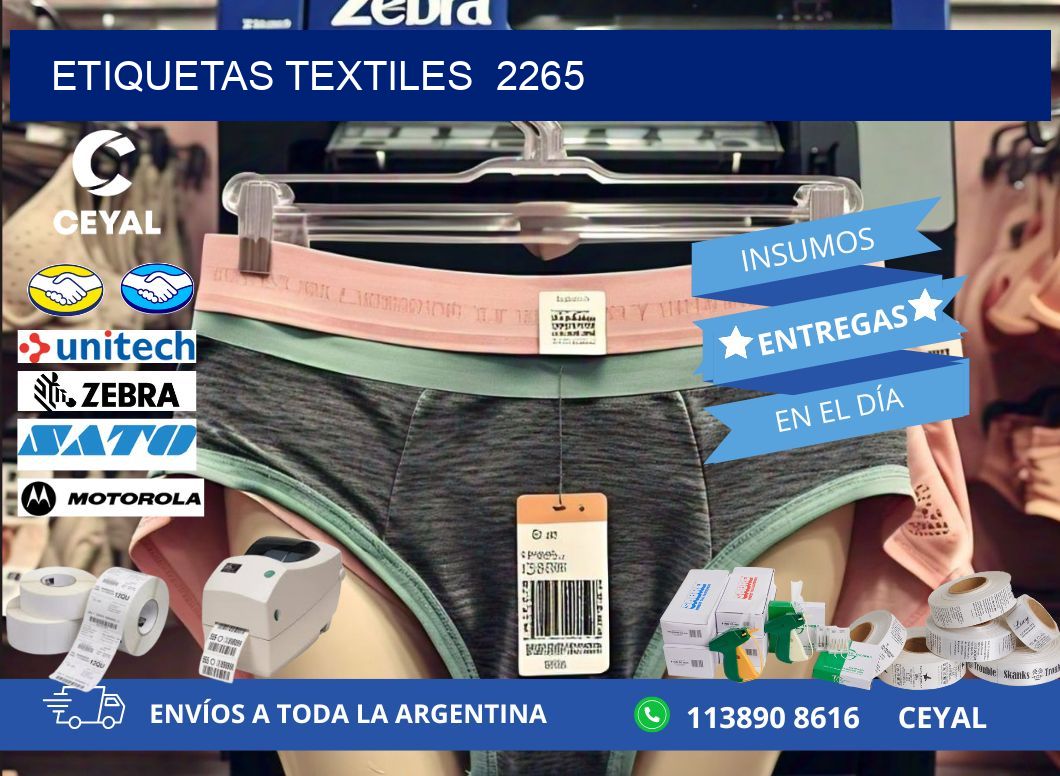 ETIQUETAS TEXTILES  2265