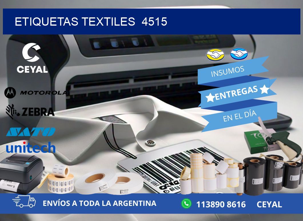 ETIQUETAS TEXTILES  4515