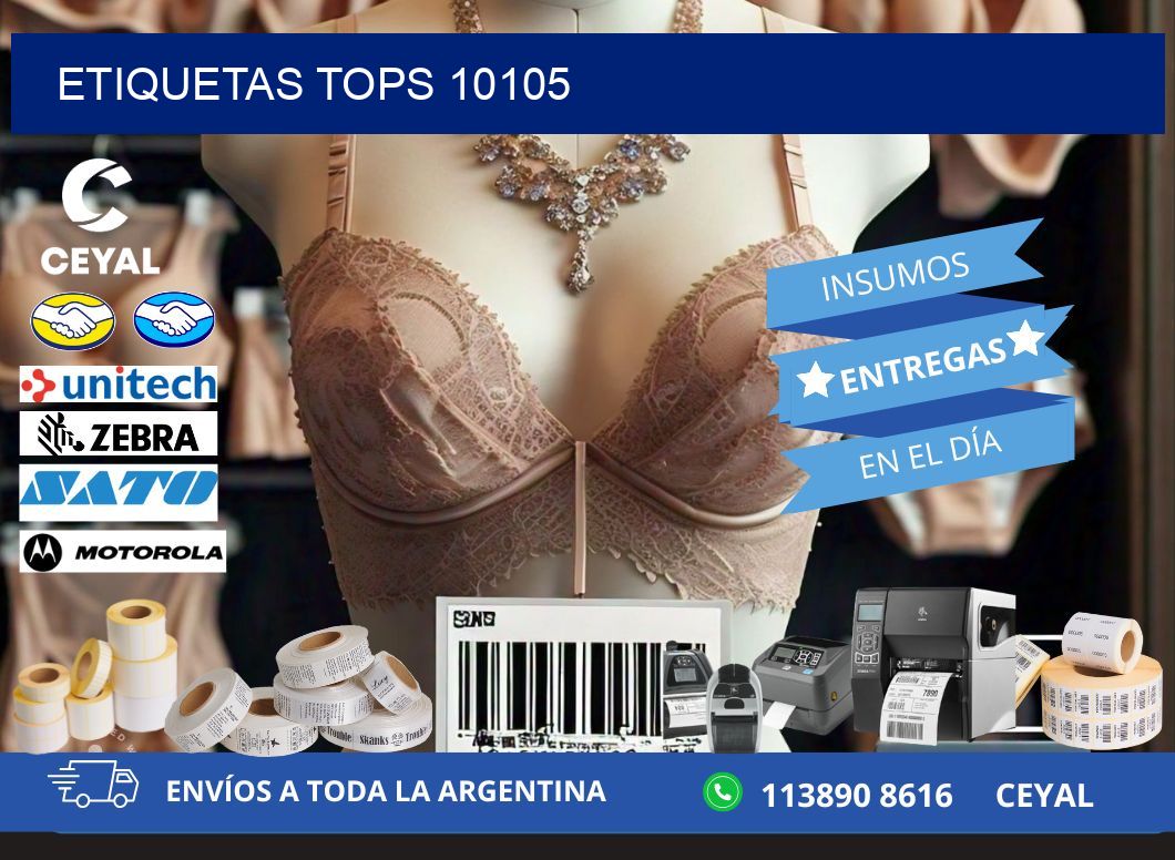 ETIQUETAS TOPS 10105