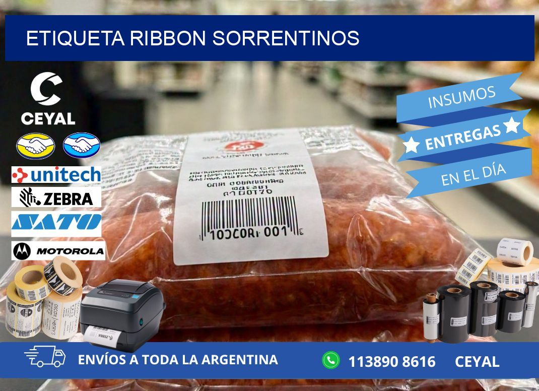 ETIQUETA RIBBON SORRENTINOS