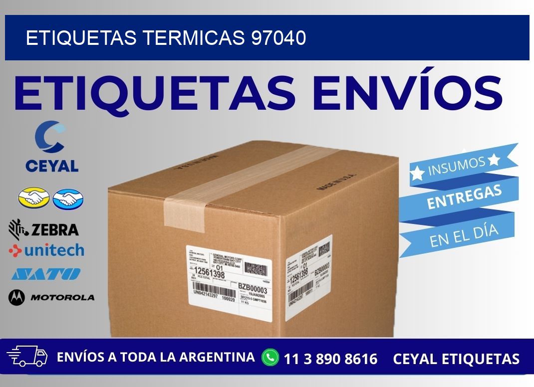 ETIQUETAS TERMICAS 97040