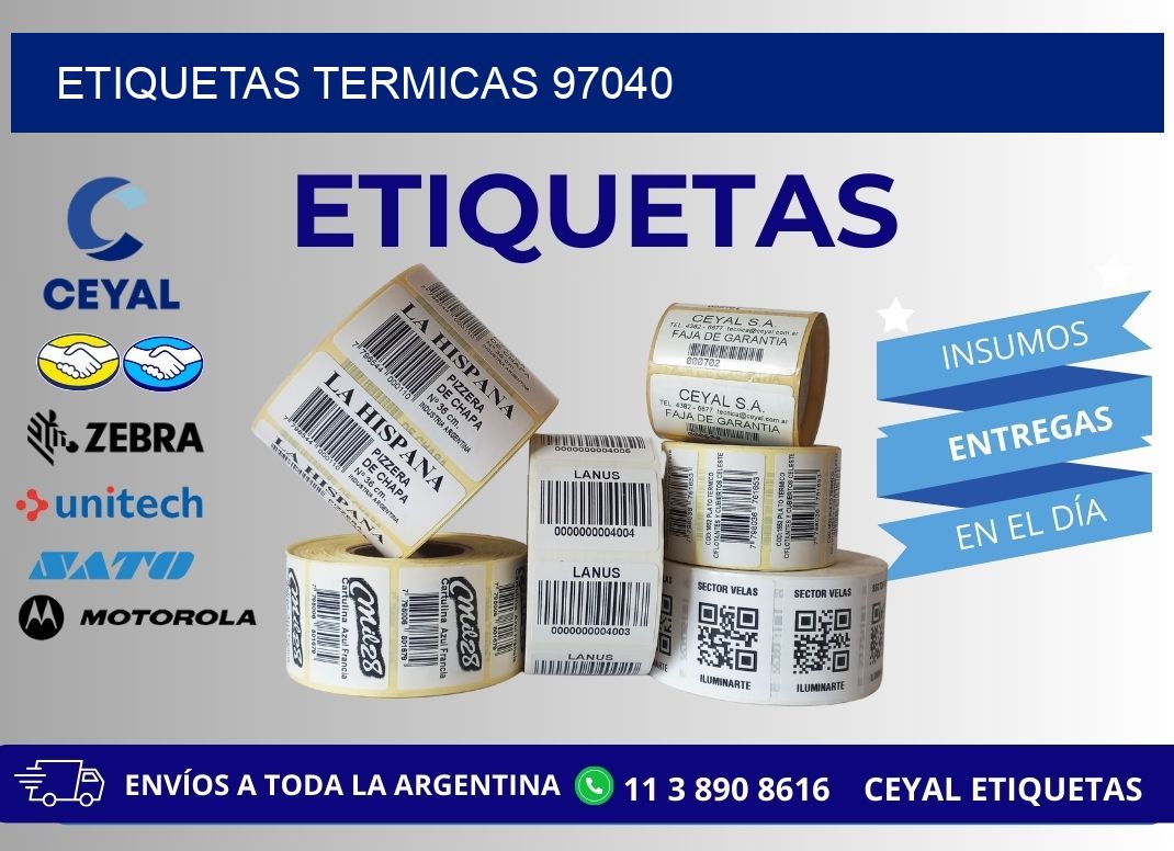 ETIQUETAS TERMICAS 97040