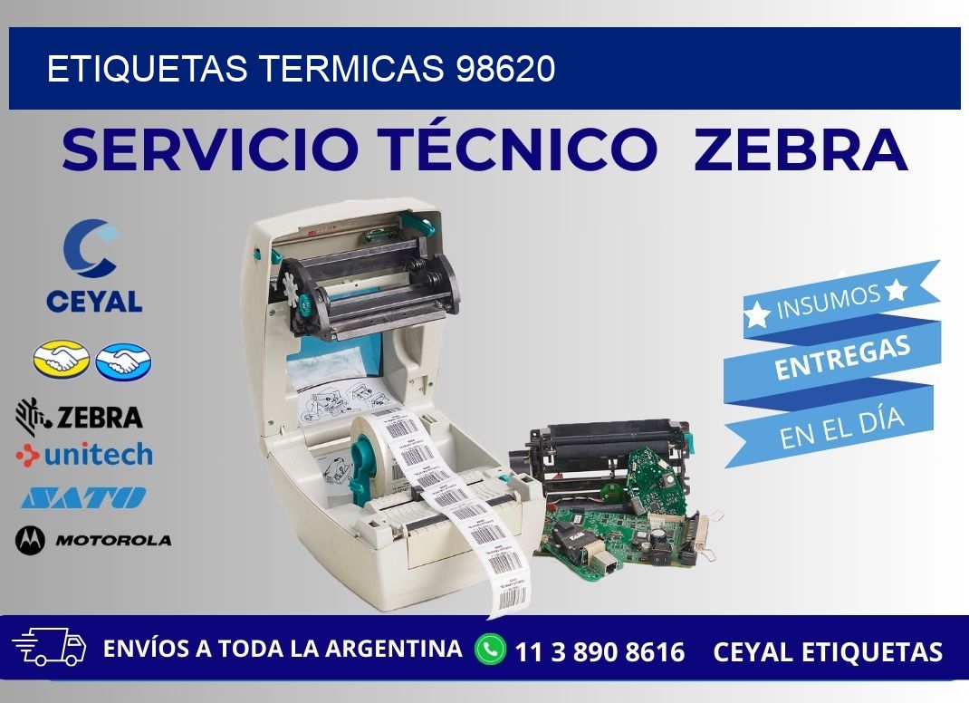 ETIQUETAS TERMICAS 98620