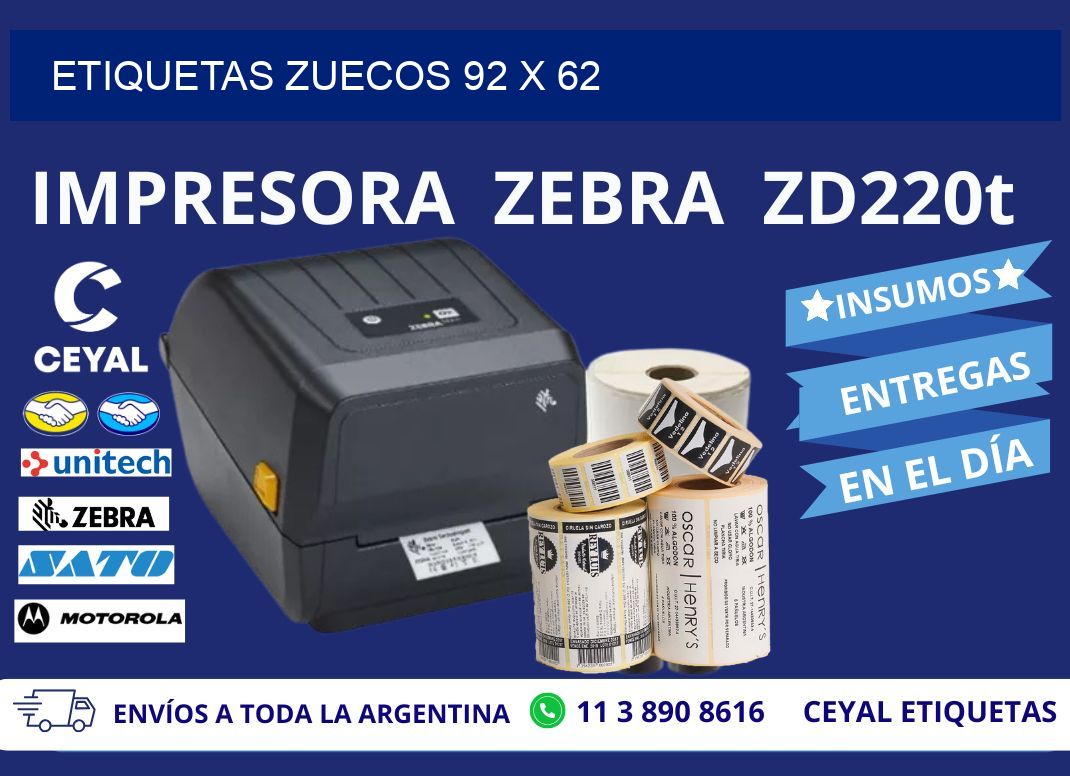 ETIQUETAS ZUECOS 92 x 62