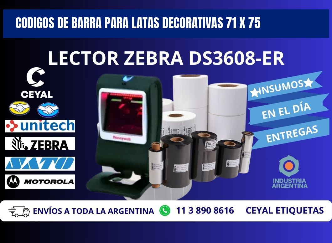 CODIGOS DE BARRA PARA LATAS DECORATIVAS 71 x 75