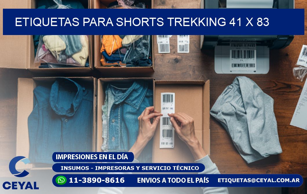 ETIQUETAS PARA SHORTS TREKKING 41 x 83