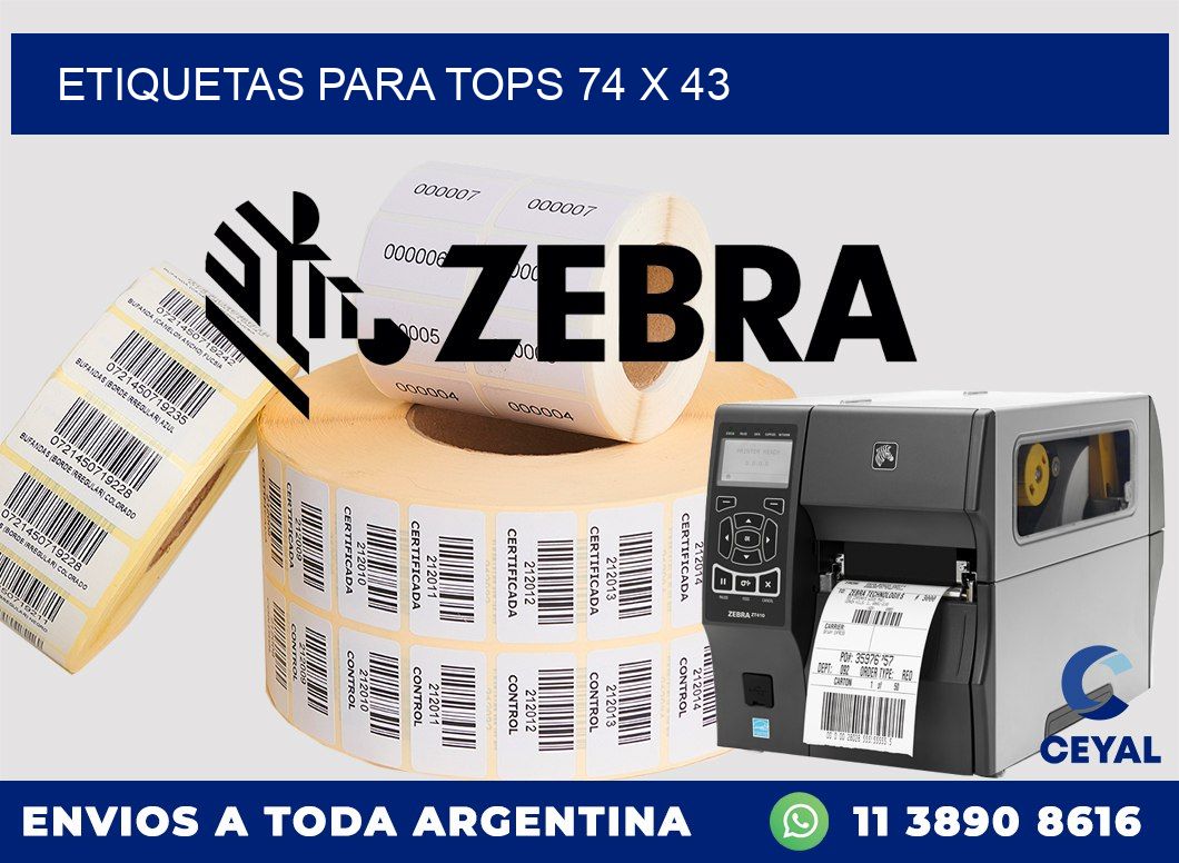 ETIQUETAS PARA TOPS 74 x 43