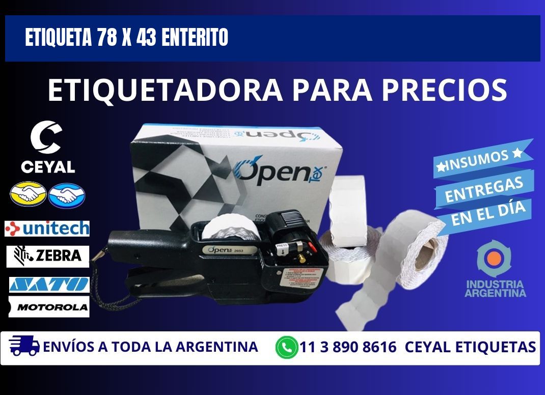 Etiqueta 78 x 43 enterito