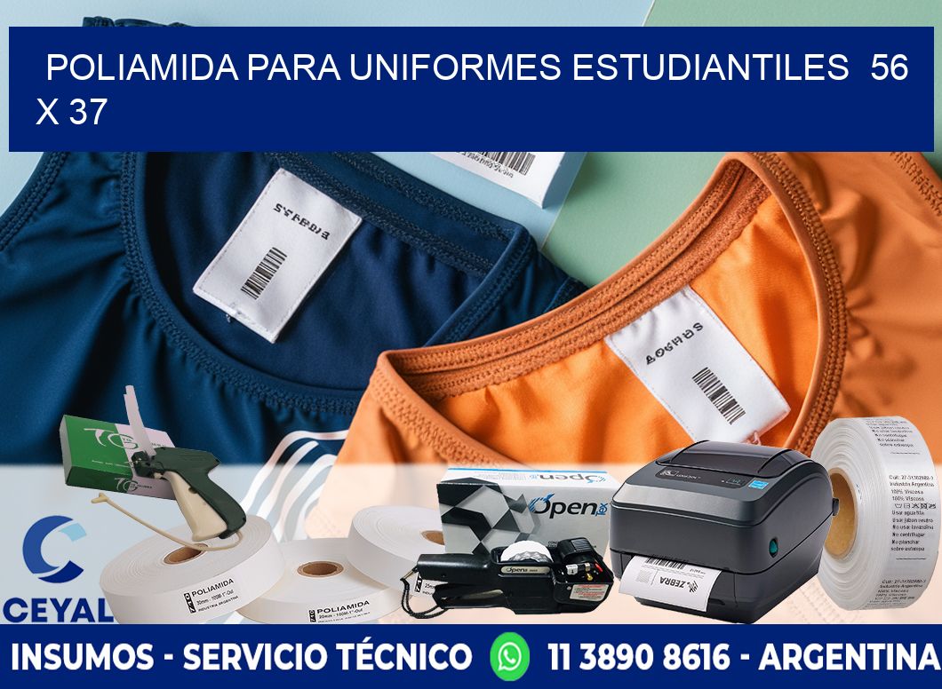 POLIAMIDA PARA UNIFORMES ESTUDIANTILES  56 x 37