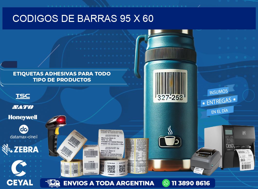 CODIGOS DE BARRAS 95 x 60