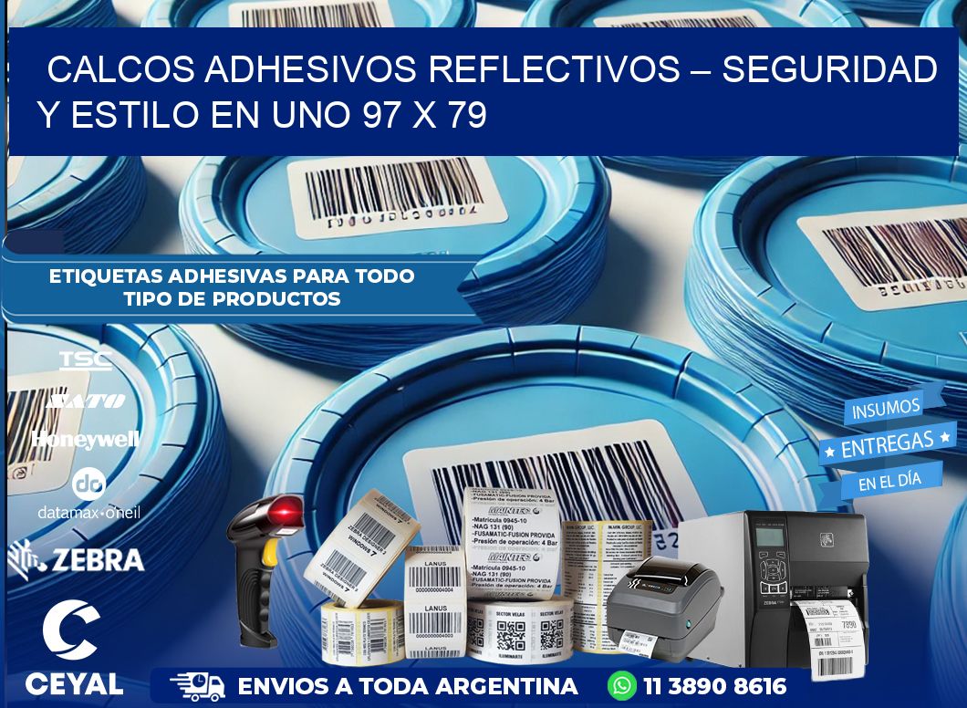 Calcos Adhesivos Reflectivos – Seguridad y Estilo en Uno 97 x 79