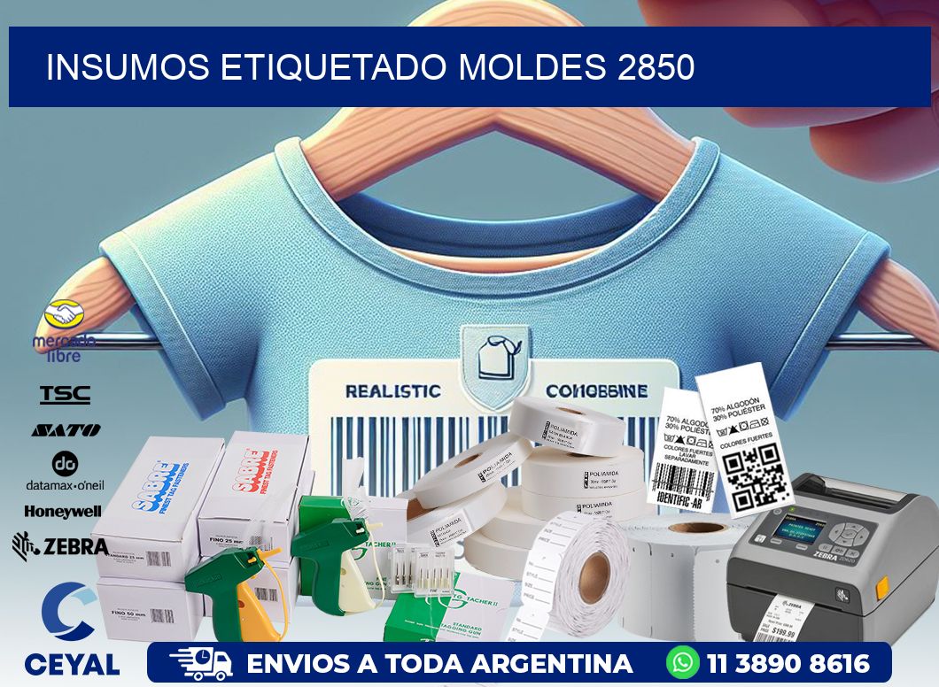 INSUMOS ETIQUETADO Moldes 2850