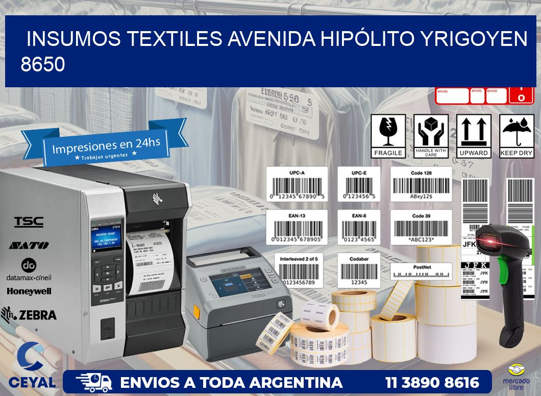 INSUMOS TEXTILES AVENIDA HIPÓLITO YRIGOYEN 8650