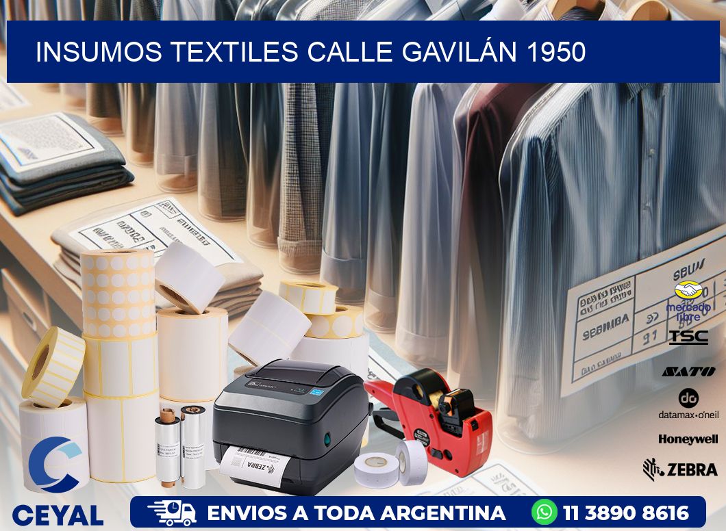 INSUMOS TEXTILES CALLE GAVILÁN 1950