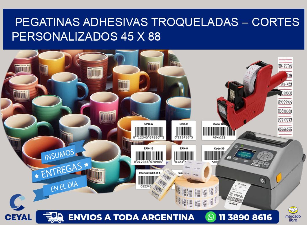 Pegatinas Adhesivas Troqueladas – Cortes Personalizados 45 x 88