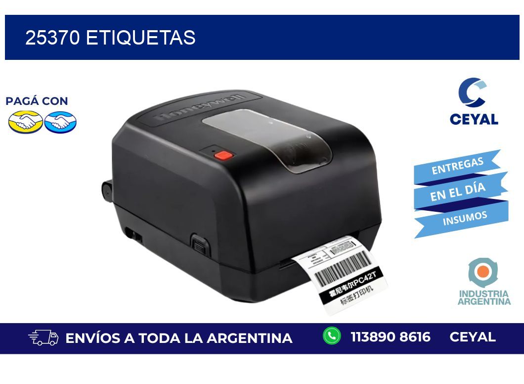 25370 ETIQUETAS