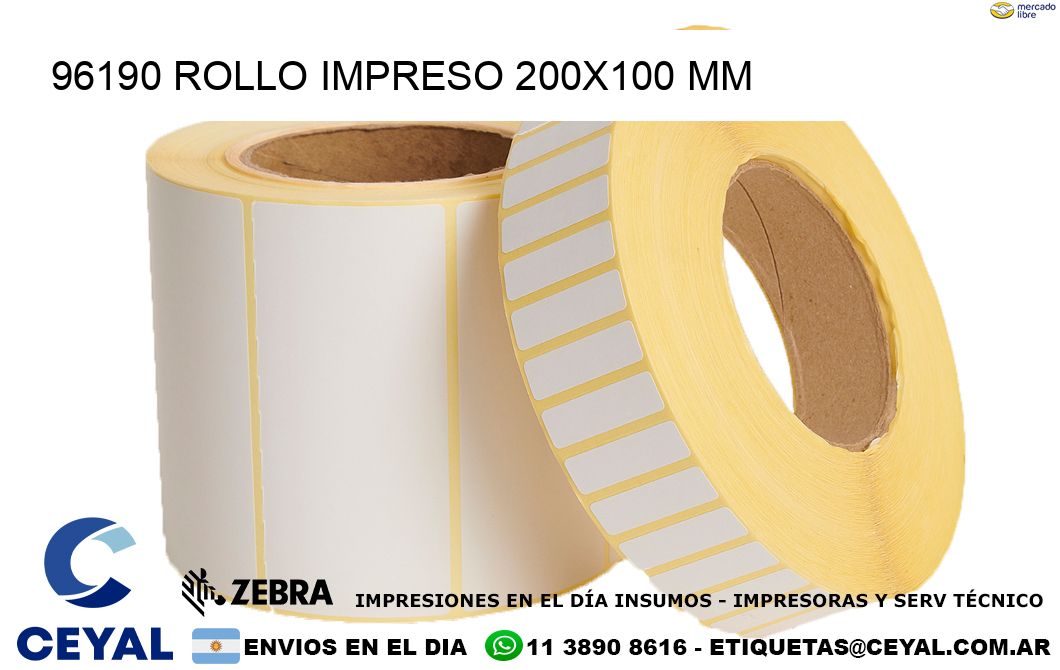 96190 ROLLO IMPRESO 200x100 mm