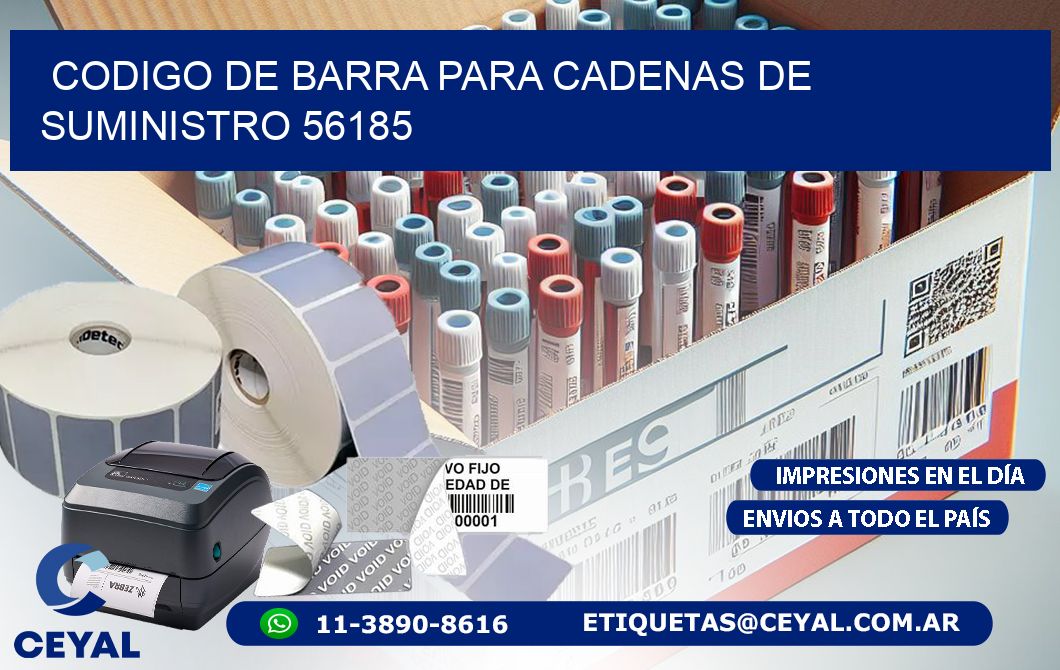 CODIGO DE BARRA PARA CADENAS DE SUMINISTRO 56185