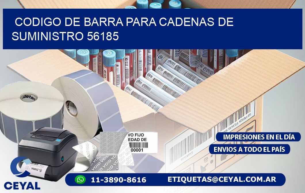 CODIGO DE BARRA PARA CADENAS DE SUMINISTRO 56185