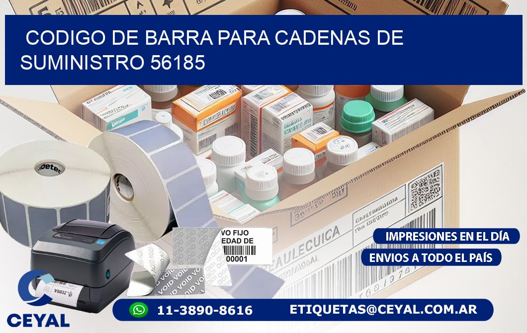 CODIGO DE BARRA PARA CADENAS DE SUMINISTRO 56185