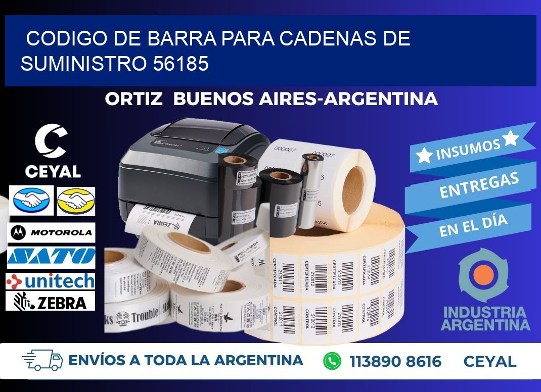 CODIGO DE BARRA PARA CADENAS DE SUMINISTRO 56185