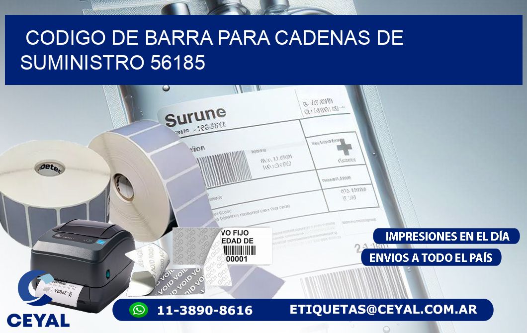 CODIGO DE BARRA PARA CADENAS DE SUMINISTRO 56185