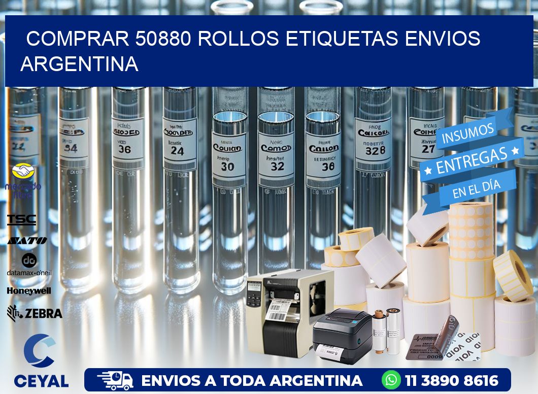 COMPRAR 50880 ROLLOS ETIQUETAS ENVIOS ARGENTINA