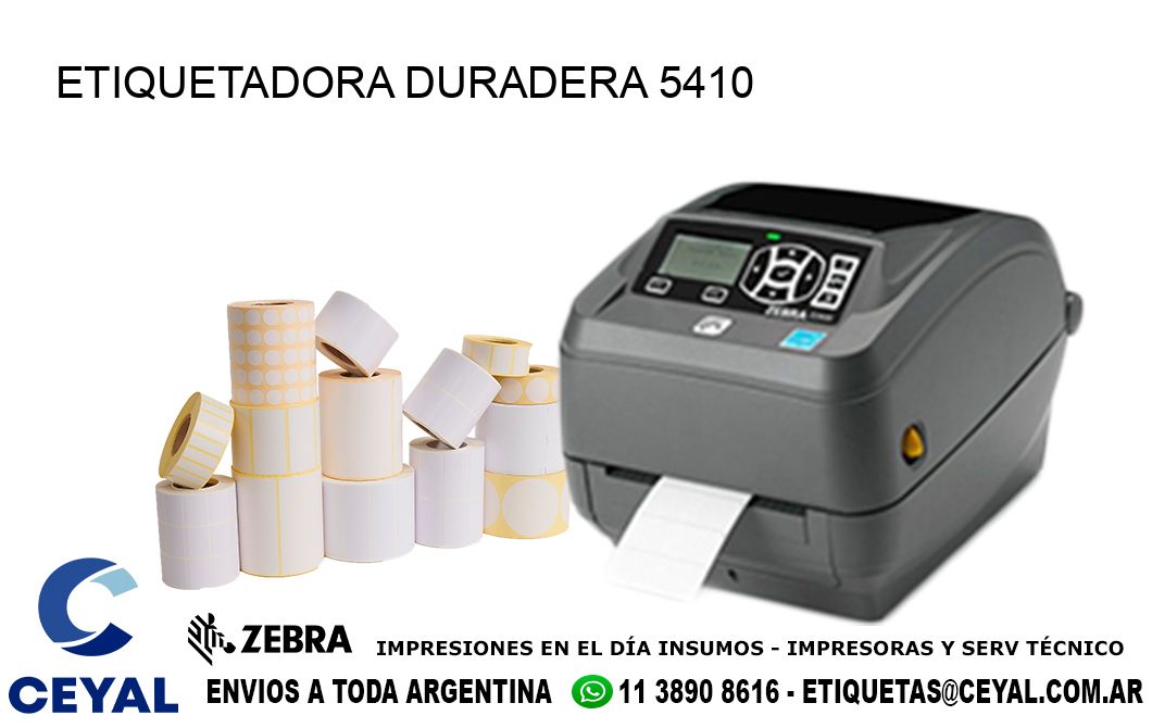 ETIQUETADORA DURADERA 5410