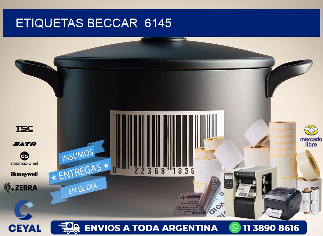 ETIQUETAS BECCAR  6145