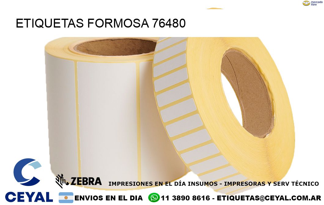 ETIQUETAS FORMOSA 76480