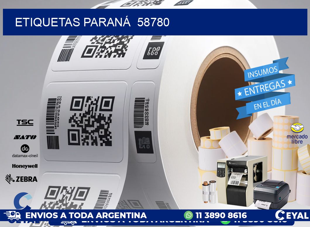 ETIQUETAS PARANÁ  58780