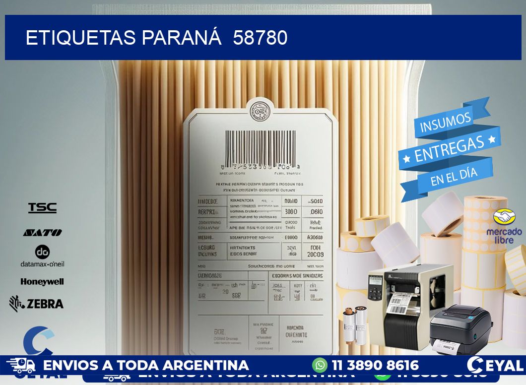 ETIQUETAS PARANÁ  58780