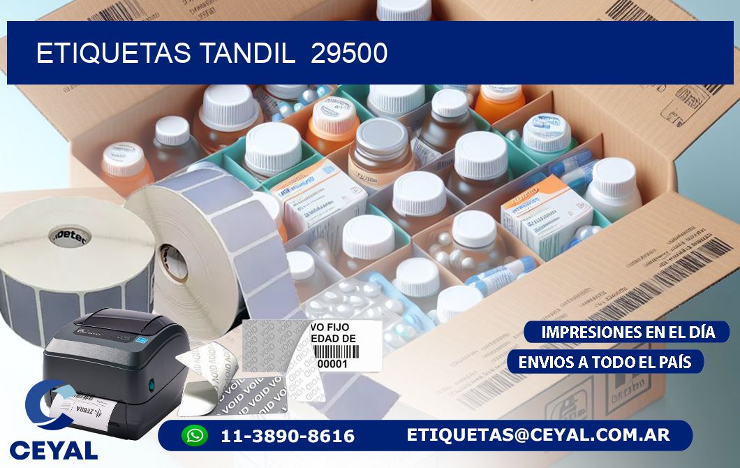 ETIQUETAS TANDIL  29500