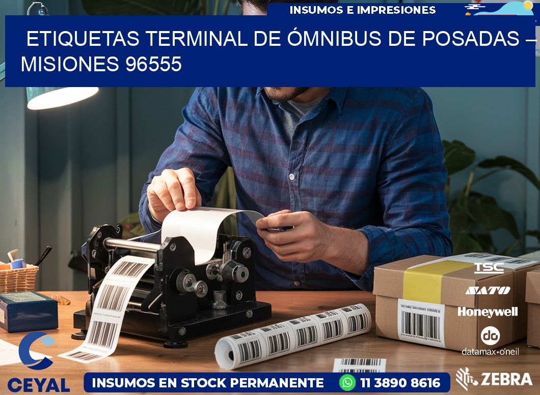 ETIQUETAS TERMINAL DE ÓMNIBUS DE POSADAS – MISIONES 96555