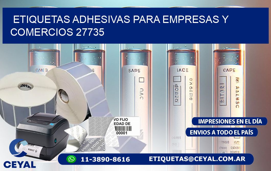 Etiquetas Adhesivas para Empresas y Comercios 27735