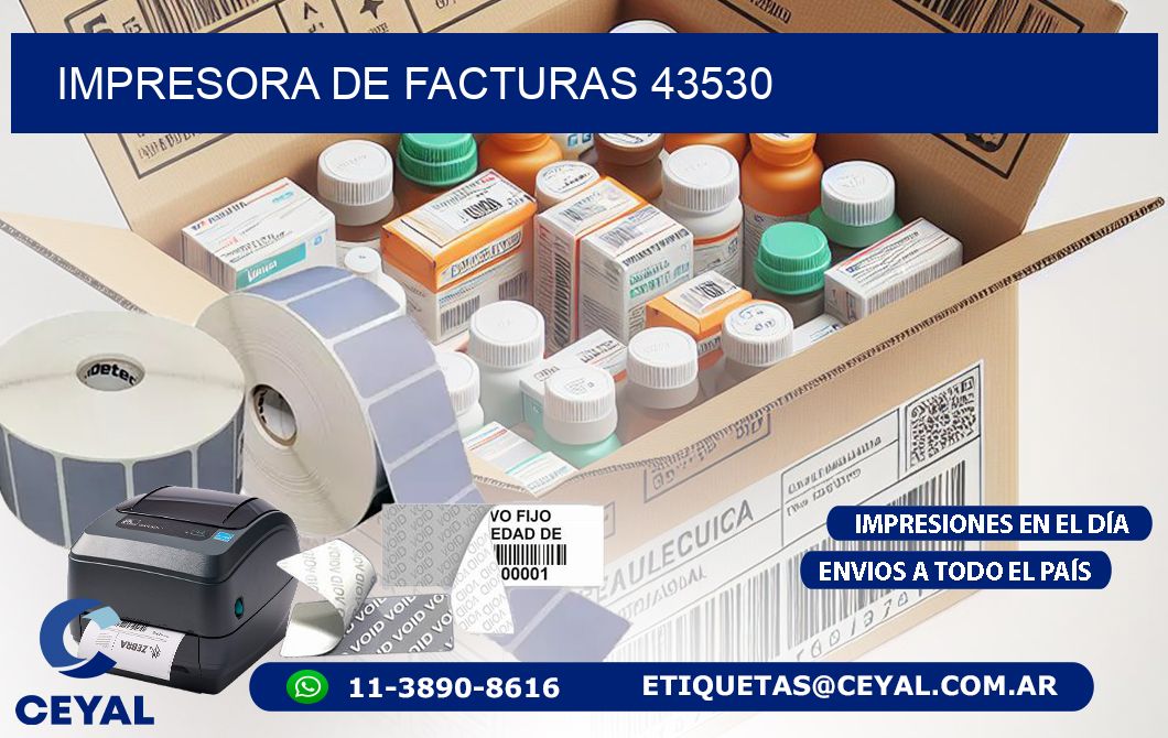 IMPRESORA DE FACTURAS 43530