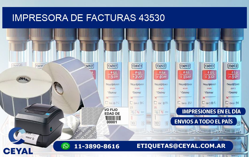 IMPRESORA DE FACTURAS 43530