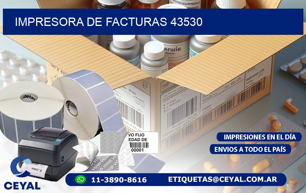 IMPRESORA DE FACTURAS 43530