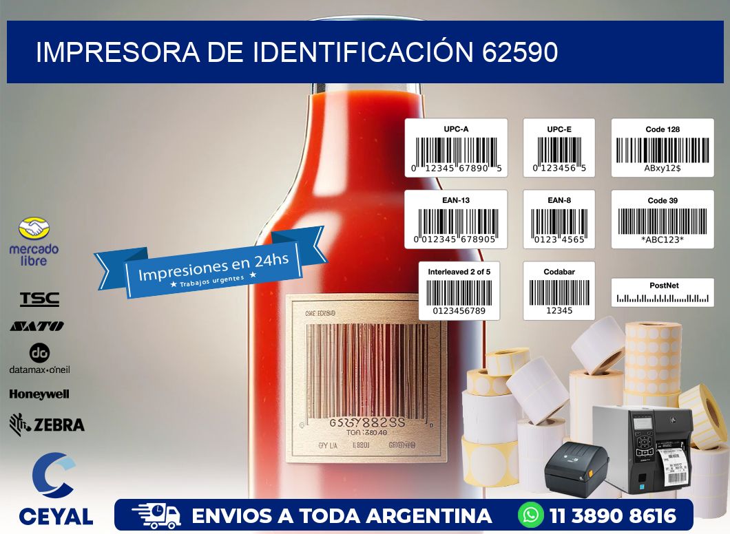 IMPRESORA DE IDENTIFICACIÓN 62590