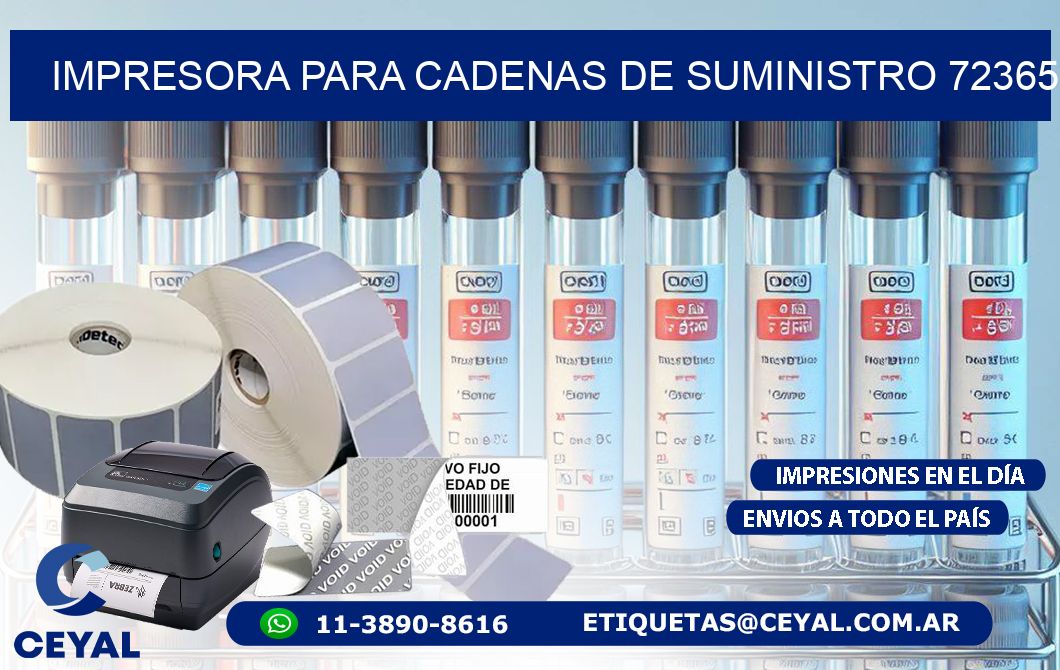 IMPRESORA PARA CADENAS DE SUMINISTRO 72365