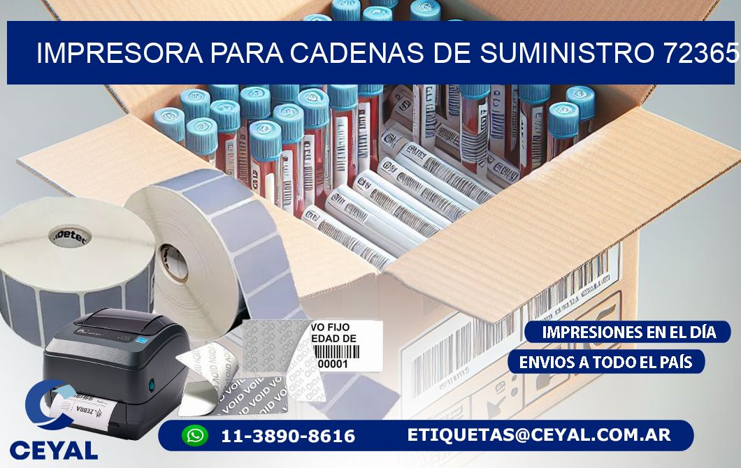 IMPRESORA PARA CADENAS DE SUMINISTRO 72365