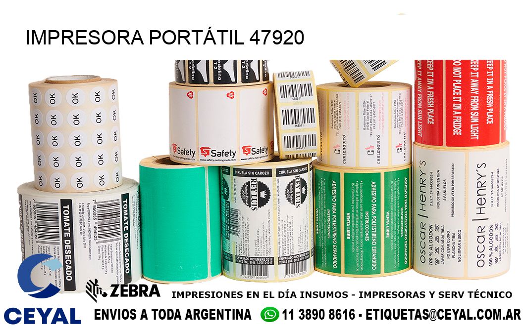 IMPRESORA PORTÁTIL 47920