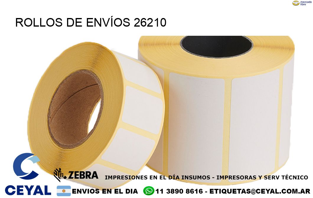 ROLLOS DE ENVÍOS 26210