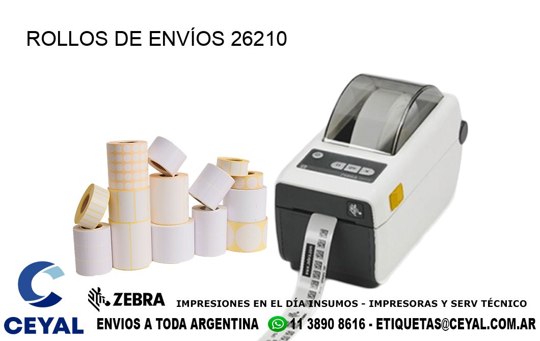 ROLLOS DE ENVÍOS 26210